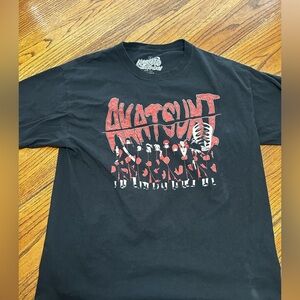 Naruto Shippuden Akatsuki Graphic T-Shirt Mens Large Black Anime Manga Tee